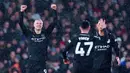 Kemenangan ini mempertahankan posisi City di tempat kedua klasemen sementara dengan koleksi 28 poin. Sementara itu, Fulham masih bertengger di posisi ke-15 dengan 17 poin. (Bradley Collyer/PA via AP)