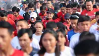 Salah satu event lari di Banyuwangi yang digelar tahun lalu, Banyuwangi Healthy Run ( istimewa)