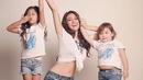 Celine Evangelista mempunyai dua orang anak. Eleeya Xaviera Sompie dan seorang anak angkat Jemima Guri Clementine Sompie. (Instagram/ Celine_Evangelista)
