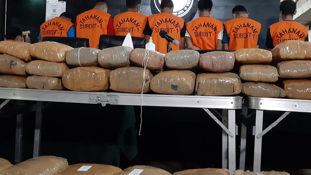 Ilustrasi ganja kering