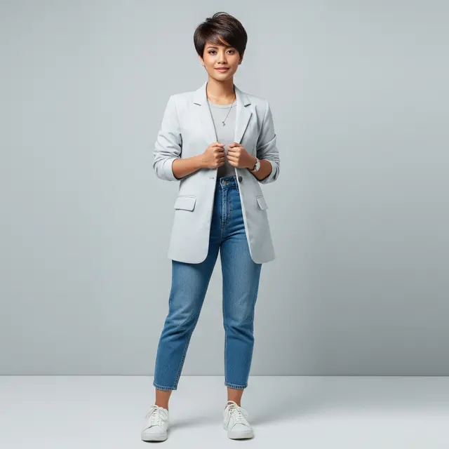 Model Bixie Cut dengan Micro Layer Bikin Rambut Mengembang Maksimal