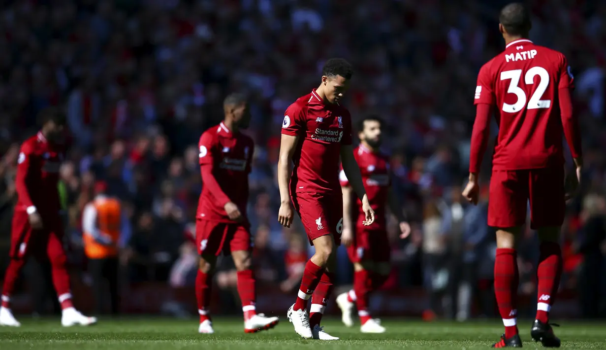 Pemuncak klasemen sementara Liga Inggris Liverpool terancam gagal menjadi jawara di Premier League musim 2019-2020.
