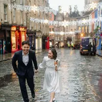 Potret Prewedding Gritte Agatha dan Arif Hidayat di Edinburgh (Sumber: Instagram/gritteagathaa)