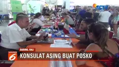 Penutupan Bandara Ngurah Rai Bali membuat ribuan wisatawan terlantar, khususnya wisatawan asing.