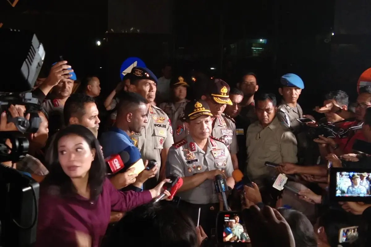 Kapolri Jenderal Polisi Tito Karnavian di Mako Brimob Kelapa Dua Depok, Jawa Barat