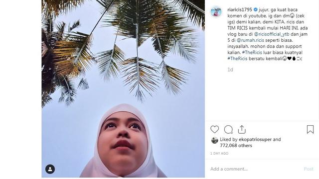 Ria Ricis (Foto: Instagram/@riaricis1795)
