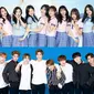 Sama-sama jebolan Produce 101, IOI dan Wanna One bertemu dalam Produce 48. (Soompi)