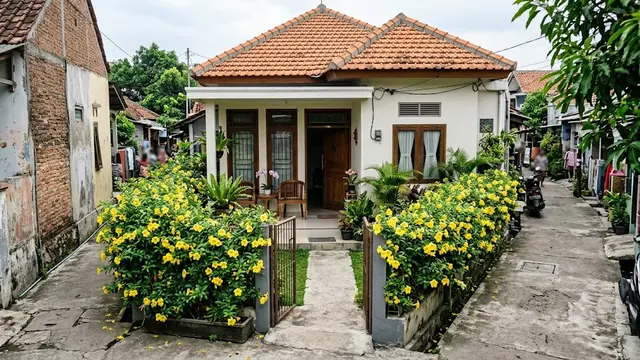 Ide Pagar Alami dari Tanaman Berbunga