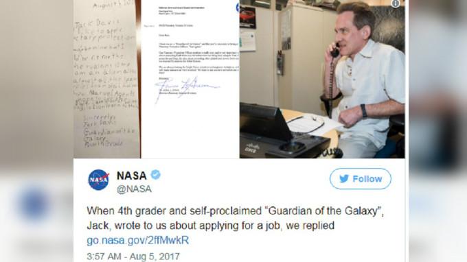 Bocah 9 Tahun Melamar Lowongan Kerja Nasa Bergaji Rp 2 5 Miliar Global Liputan6 Com