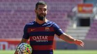 Gelandang Barcelona asal Turki, Arda Turan. (AFP/Lluis Gene)