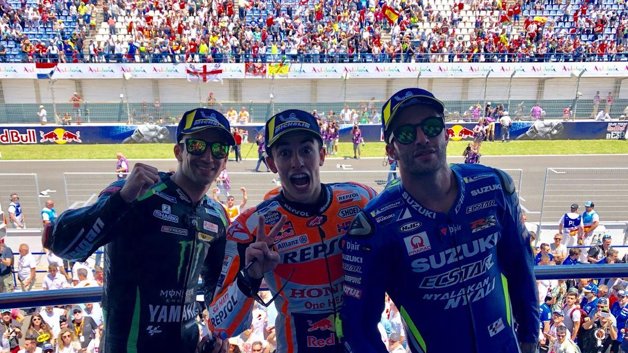 Marc Marquez, Andrea Iannone, Johann Zarco