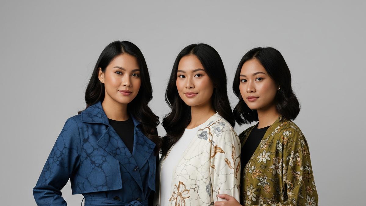 9 Model Outer Batik Lengan Panjang Kekinian, Elegan dan Trendi