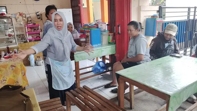 Lokasi penusukan yang dilakukan oknum bank keliling di warung soto RW1, Kelurahan/Kecamatan Sukmajaya, Kota Depok.