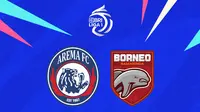 BRI Liga 1 - Arema FC Vs Borneo FC (Bola.com/Adreanus Titus)