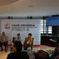 Rakernas KADIN (Kamar Dagang dan Industri) bidang hubungan internasional pada Selasa (19/11/2019) di Menara Kadin Indonesia. Pertemuan tersebut juga dihadiri oleh Menlu Retno Marsudi.