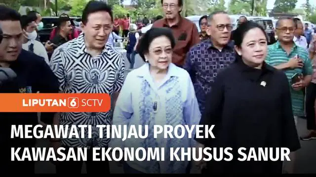 Megawati Soekarnoputri meninjau proyek pembangunan Kawasan Ekonomi Khusus Sanur Bali, yang pekerjaannya ditangani Kementerian BUMN. Salah satu bagian yang direnovasi adalah Hotel Bali Beach yang merupakan rancangan Presiden Pertama RI, Soekarno.