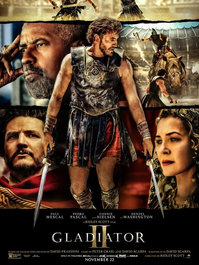 Poster film Gladiator II. (Foto: Dok. Paramount Pictures)