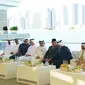 Menteri Pertahanan (Menhan) RI Prabowo Subianto melaksanakan memenuhi undangan dari Presiden Uni Emirat Arab (UEA) Sheikh Mohamed bin Zayed Al Nahyan (MBZ). Prabowo bertemu MBZ di Majelis Abu Dhabi, Kamis (23/2/2023). (Foto:Istimewa)