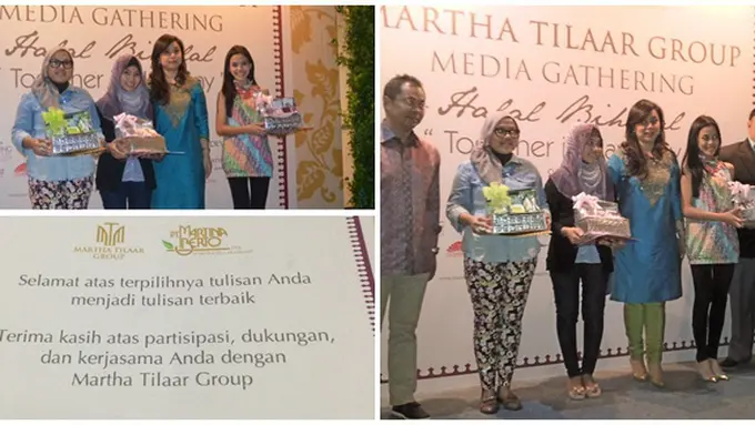 Penyerahan Hadiah untuk Vemale dari Caring Colours - Martha Tilaar Group