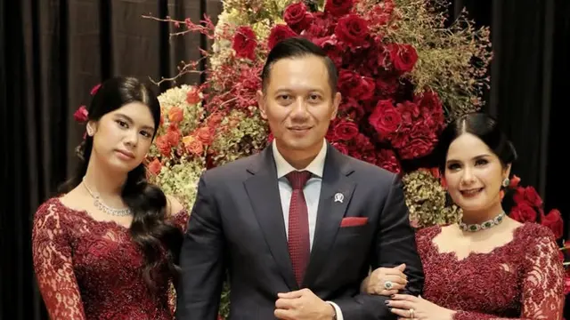 Annisa Pohan saat Hadir di Pernikahan Rasyid Rajasa dan Tamara Kalla. [@annisayudhoyono]