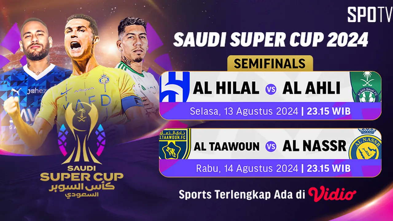 Semifinal Saudi Super Cup 2024 di Vidio