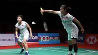 Penampilan ganda putri Indonesia Greysia Polii / Apriyani Rahayu pada ajang Malaysia Masters yang berlangsung di Axiata Arena, Kuala Lumpur, Malaysia, Kamis (9/1/2020). (foto: PBSI)