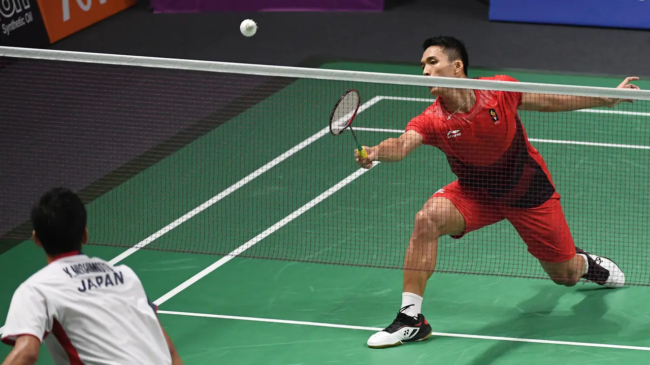 Tekuk Kenta Nishimoto, Jonatan Christie Melaju ke Final Asian Games 2018