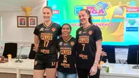 Para pemain Gresik Petrokimia Pupuk Indonesia. (Bola.com/Aditya Wany)