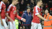 Manajer Manchester United asal Belanda, Louis van Gaal. (AFP/Oli Scarff)