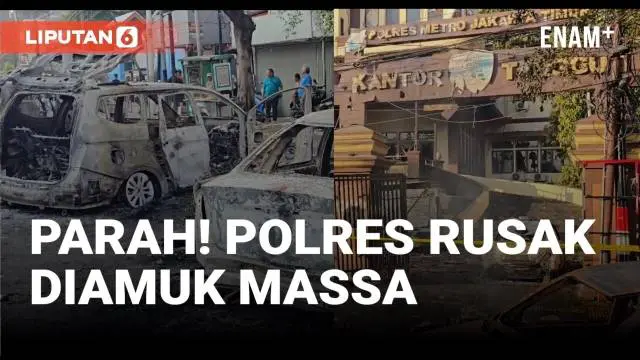 VIDEO: Polres Jakarta Timur Diamuk Massa, Rusak Parah!