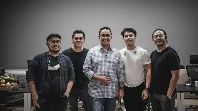 Nidji dan Anies Baswedan. (Foto: Dok. Instagram @aniesbaswedan)