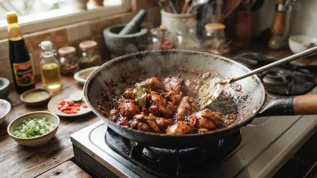 Resep Ayam Kecap Pedas Manis