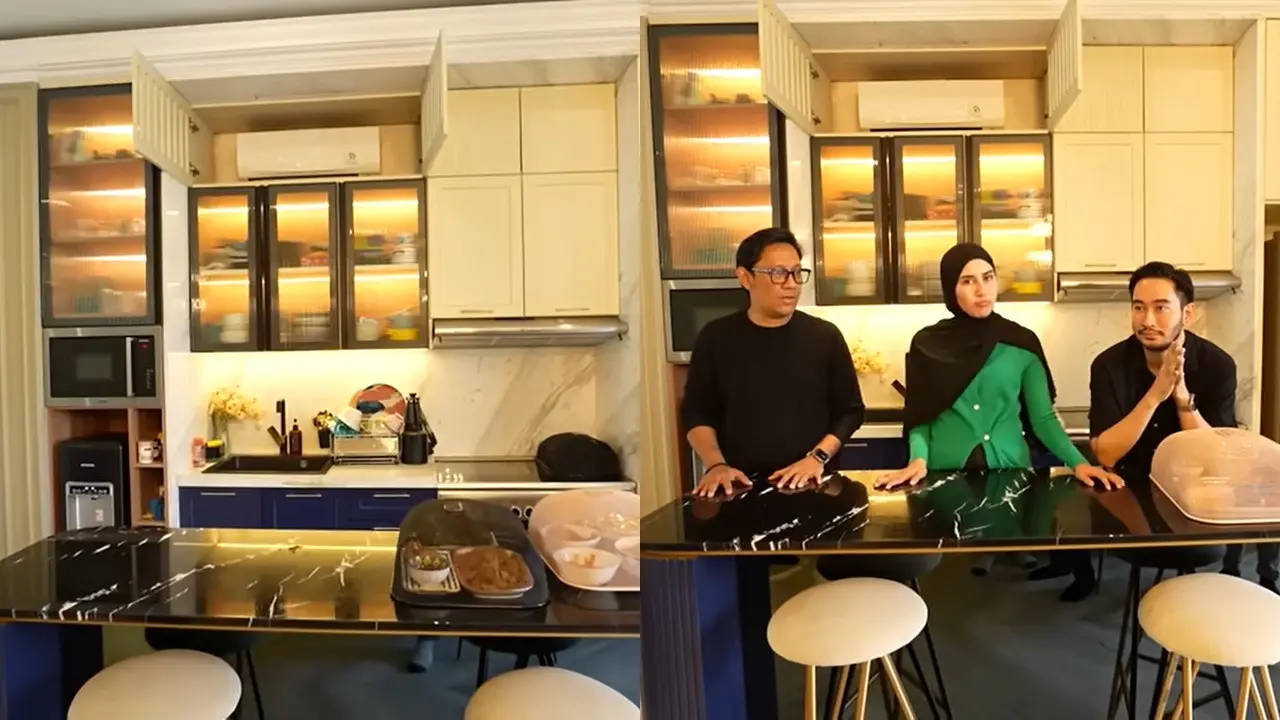 Potret Dapur Rumah Syahnaz Sadiqah dan Jeje Govinda
