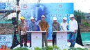 Apartemen setinggi 37 lantai ini ditargetkan dapat dilakukan serah terima kunci kuartal III/2019,Depok, Jawa Barat, Sabtu (28/10). (Liputan6.com)