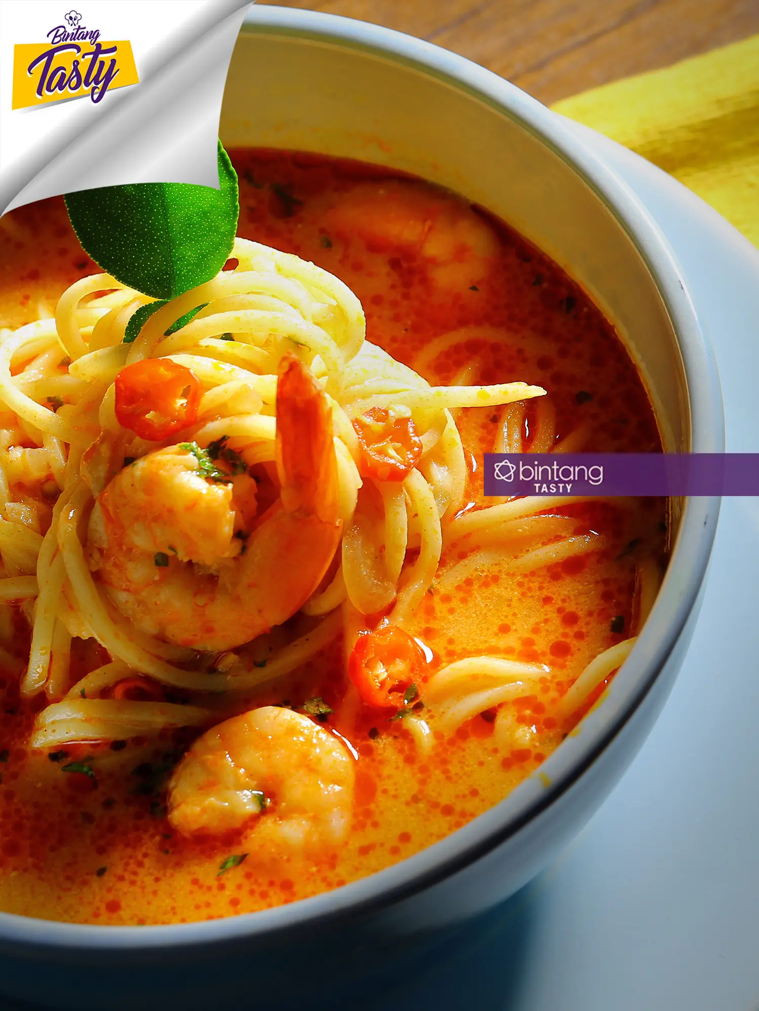 Menu Buka Puasa: Thai Shrimp Curry Noodle. (Foto: Adrian Putra/Bintang.com, Digital Imaging: M. Iqbal Nurfajri/Bintang.com, Chef: Arum Sari)