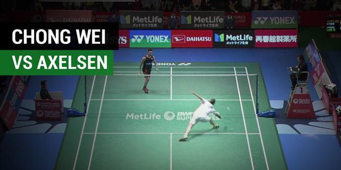 VIDEO: Duel Seru Lee Chong Wei Vs Viktor Axelsen pada Jepang Terbuka