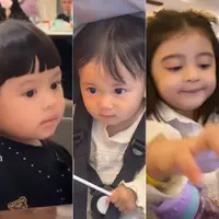 Putri Aurel Hermansyah, Kesha Ratuliu, dan Margin Kompak Kenakan Hair Clip Pita Saat Ikut Bukber Geng Mamayu. [Instagram]