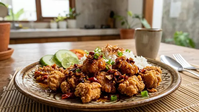 Resep Ayam Goreng Chili Oil Renyah yang Bikin Nagih