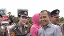 Postingan menjadi viral karena ia memiliki paras yang cantik. Ia pun tampil mengenakan seragam polisi lengkap dengan topi dan emblem pangkatnya. [@kinen_bhy]