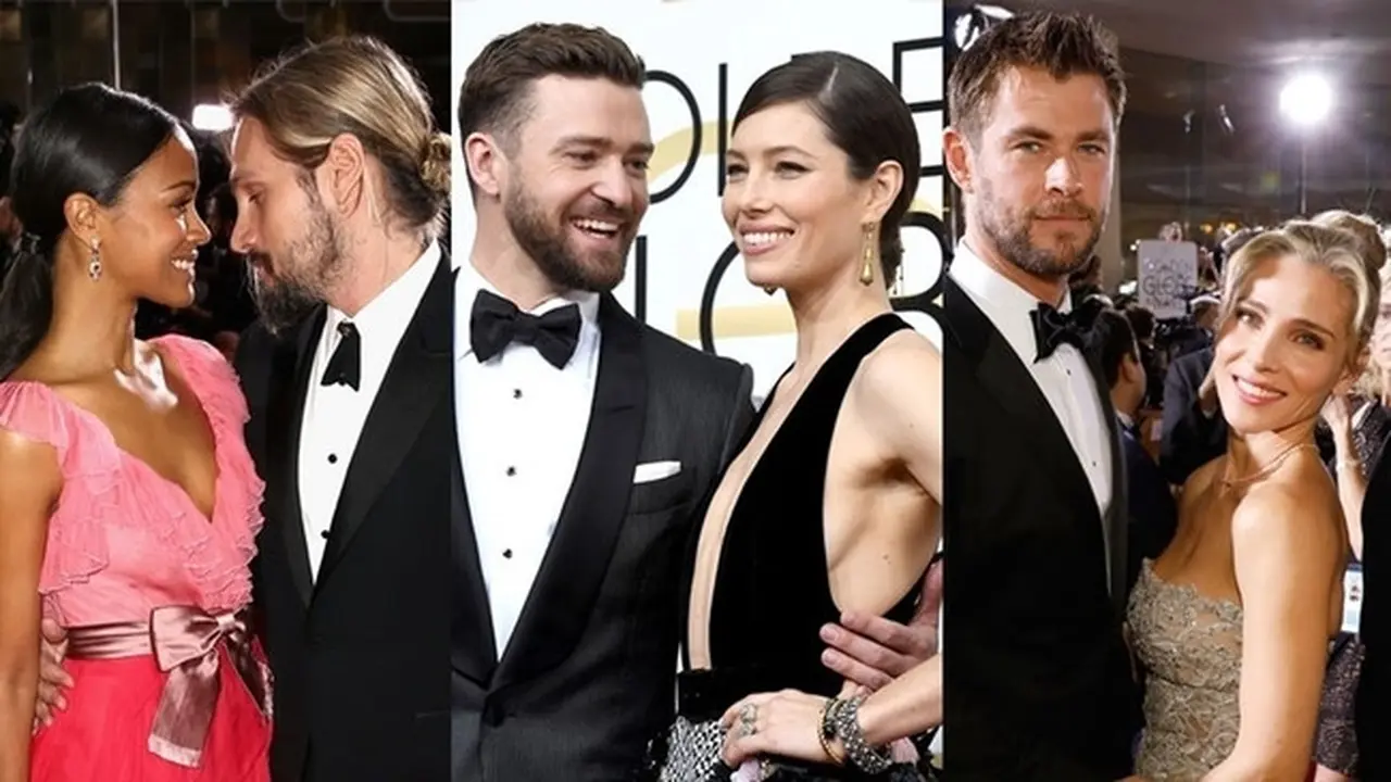 Tampilan Serasi Para Idola dalam Ajang Golden Globe 2017