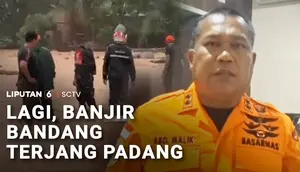 Hujan Deras Picu Banjir Bandang di Padang, Evakuasi Warga Berlangsung Dramatis