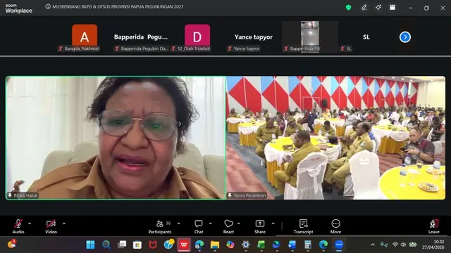 Wamendagri Ribka Haluk Minta RKPD 2027 Papua Pegunungan Selaras dengan Prioritas Nasional