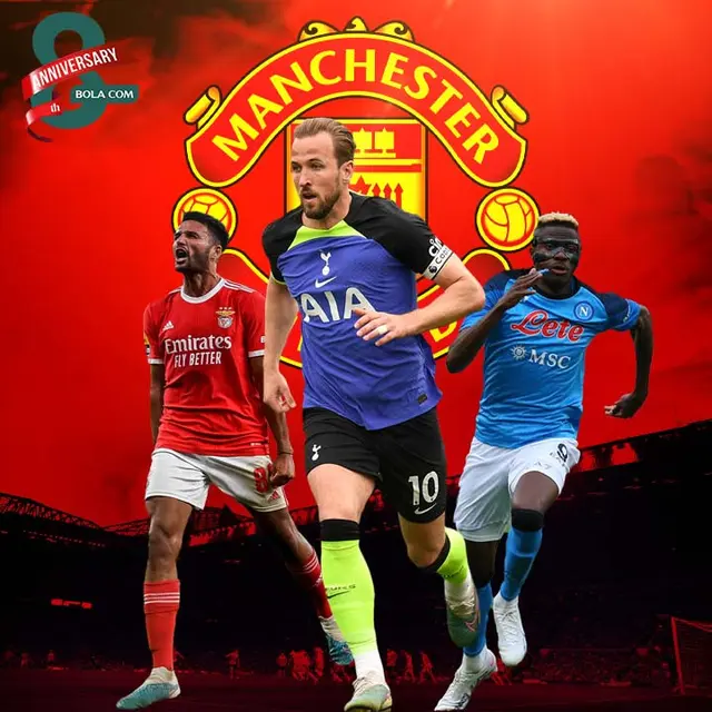 Manchester United -  Goncalo Ramos, Harry Kane, Victor Osimhen