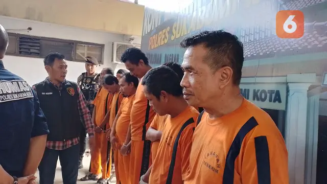 Sindikat pelaku dukun pengganda uang di Sukabumi ditangkap Satreskrim Polres Sukabumi Kota (Liputan6.com/Fira Syahrin).