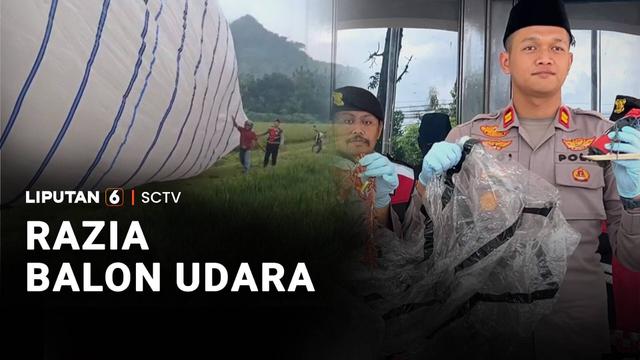 Meski telah dilarang keras, tradisi menerbangkan balon udara masih mewarnai perayaan lebaran ketupat di sejumlah wilayah di Jawa Timur. Di Trenggalek, petugas gabungan menghentikan puluhan warga yang nekat menerbangkan balon udara.