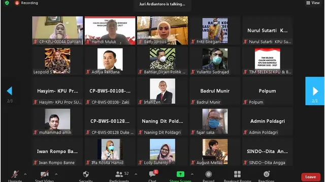 Timsel Calon Anggota KPU dan Bawaslu Gelar Sosialisasi Tes Psikologi