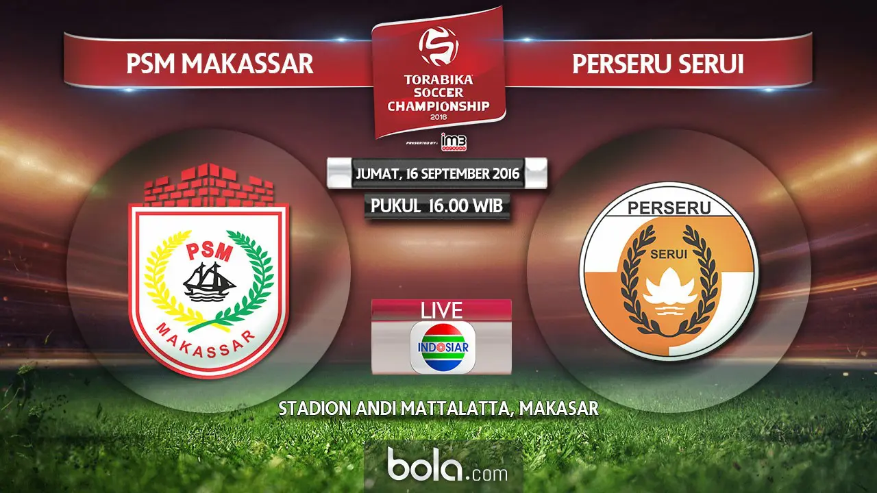 PSM Makassar Vs Perseru Serui (Bola.com/Adreanus Titus) 