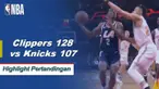 Six Clippers skor 15+ poin karena Los Angeles mengalahkan New York 128 - 107