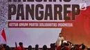 Kader dan pengurus partai pun terlihat menyimak serius pidato politik pertama dari Kaesang Pangarep yang baru saja dilantik sebagai Ketua Umum. (Liputan6.com/Angga Yuniar)
