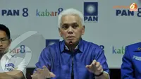 Hatta Rajasa mengatakan jika media yang baru saja diluncurkan Rabu (08/01/14) bermaksud untuk melayani masyarakat melalui media informasi (Liputan6.com/Andrian M Tunay)